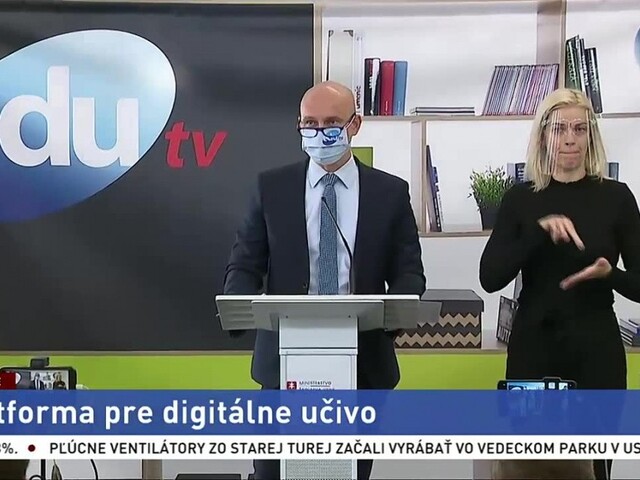 TB ministra B. Gröhlinga o platforme pre digitálne učivo