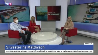 ŠTÚDIO TA3 Za hranicami: N. Fedorová a M. Šmátrala o Silvestri na Maldivách