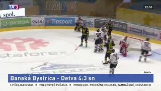 Náročný zápas. O víťazstve Bystričanov sa rozhodlo v nájazdoch