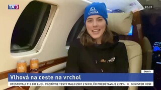 Vlhovej vyšiel vstup do sezóny. V lietadle zhodnotila svoje výkony