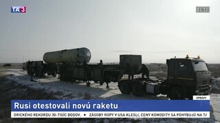 Rusko testuje novú raketu určenú pre systém protiraketovej obrany