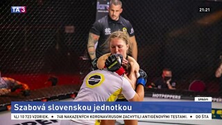 Šampiónka Oktagon výzvy. Szabová je slovenskou jednotkou MMA