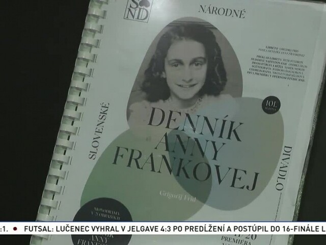 SND uvedie premiéru opery Denník Anny Frankovej