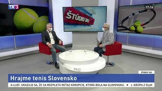 ŠTÚDIO TA3: B. Stankovič o projekte Hrajme tenis Slovensko