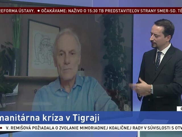 ŠTÚDIO TA3: Poradca OSN D. Zupka o humanitárnej kríze v Tigraji