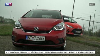 Porovnávací test: Samonabíjacie hybridy Yaris a Jazz šetria spotrebu aj bez nabíjania