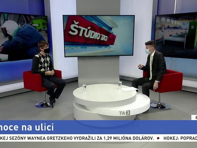 ŠTÚDIO TA3: J. Kákoš o Vianociach u ľudí bez domova