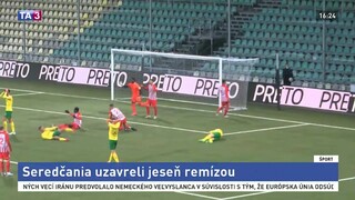 Seredskí futbalisti uzavreli jeseň remízou na trávniku Žiliny