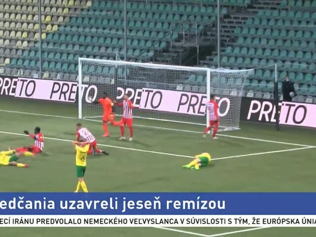 Seredskí futbalisti uzavreli jeseň remízou na trávniku Žiliny