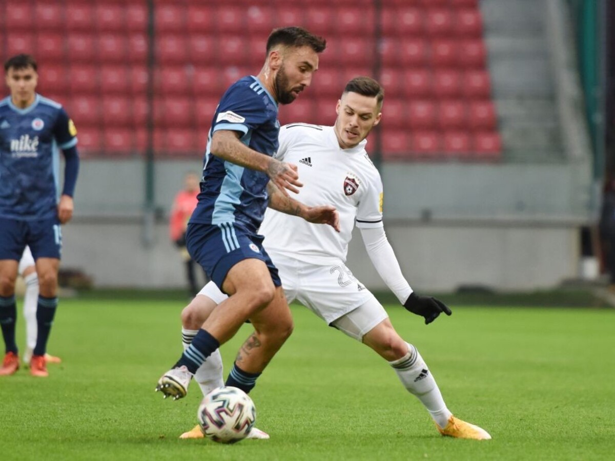 Slovan prezimuje na čele tabuľky, rozhodla výhra s Trnavou
