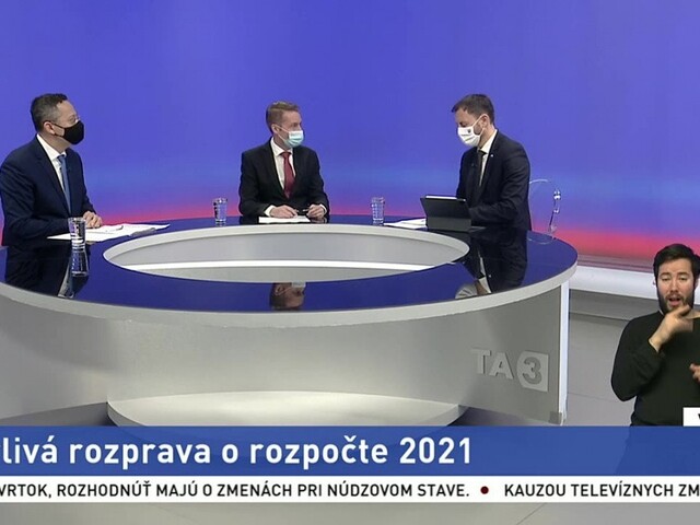 Rozprava o rozpočte / Pomoc štátu a možný lockdown / Vakcinácia a naše práva a povinnosti / Problémy reštauratérov