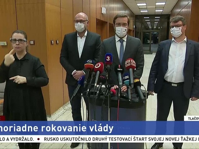 TB po mimoriadnom rokovaní vlády o sprísnení opatrení