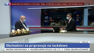 ŠTÚDIO TA3: Prezident ZO SR M. Katriak o zatvorení obchodov