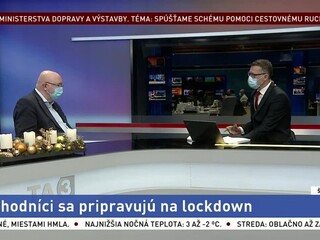 ŠTÚDIO TA3: Prezident ZO SR M. Katriak o zatvorení obchodov