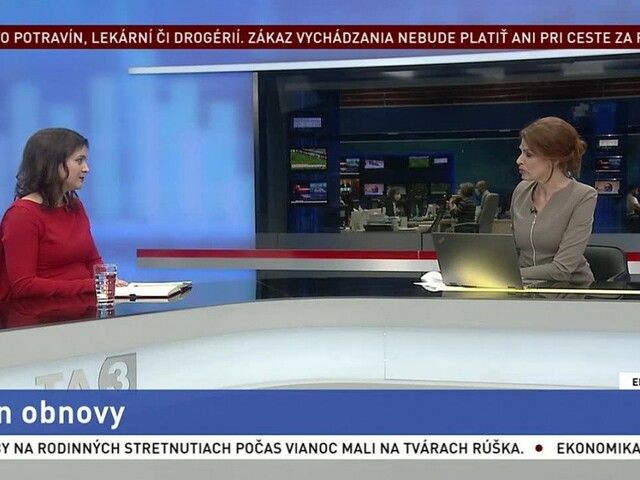 HOSŤ V ŠTÚDIU: M. Letovanec o európskom pláne obnovy