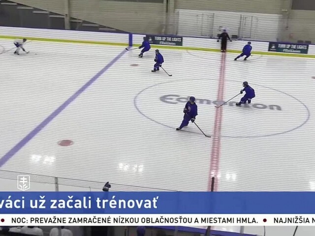 Hokejová dvadsiatka pokračuje v príprave po päťdňovej karanténe