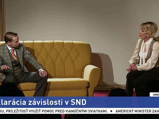 Vianoce u Katky Knechtovej / Deklarácia závislosti v SND / Stromček zo sklenených ozdôb / Na kávičke s Máriou Čírovou
