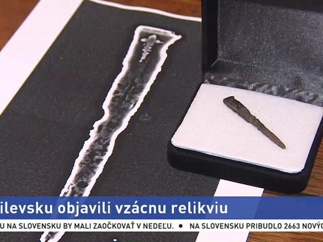 V Milevsku našli relikviu. Pravdepodobne ide o klinec z Pravého kríža