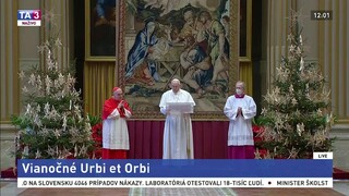 Vianočné Urbi et Orbi pápeža Františka