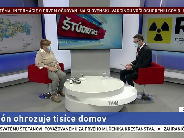 ŠTÚDIO TA3: M. Vičanová o radóne ohrozujúcom tisíce domov