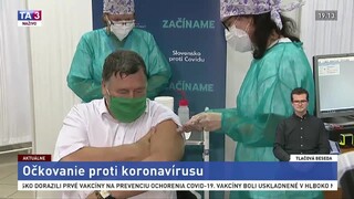 TB Ministra zdravotníctva M. Krajčího o začiatku očkovania v SR