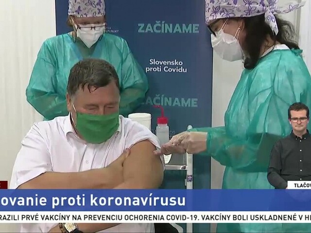 TB Ministra zdravotníctva M. Krajčího o začiatku očkovania v SR