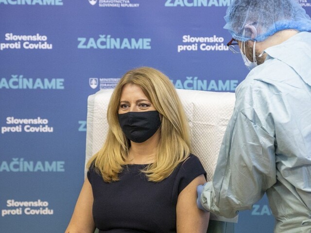 Prezidentku zaočkovali. Vakcínu považuje za najlepšiu cestu