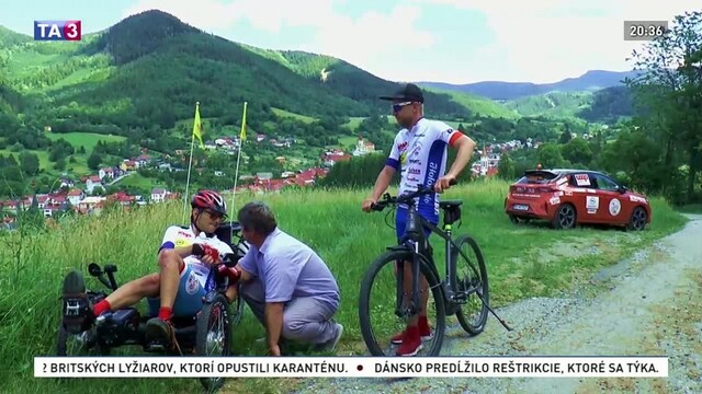 Káčer na bicykli 2020