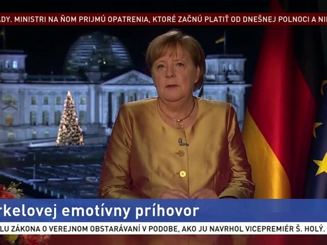 Merkelová mala posledný silvestrovský príhovor. Hovorila aj o koronavíruse