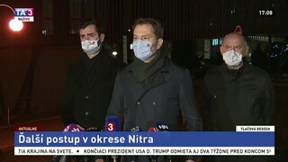 TB premiéra I. Matoviča o ďalšom postupe v Nitrianskom okrese