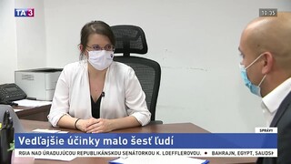 Štátna tajomníčka MZ SR J. Ježíková o vedľajších účinkoch očkovania