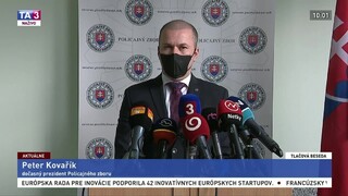 TB policajného prezidenta PZ P. Kovaříka o sprísnených opatreniach