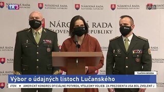 TB ministerky M. Kolíkovej po výbore k prípadu M. Lučanského