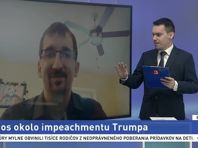 ŠTÚDIO TA3: Analytik M. Reguli o chaose okolo impeachmentu Trumpa