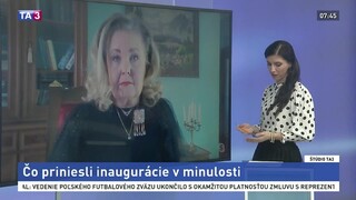 ŠTÚDIO TA3: M. Holubová o inauguráciách prezidentov USA