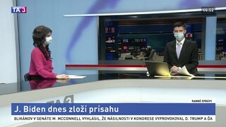 ŠTÚDIO TA3: J. Biden zloží prísahu