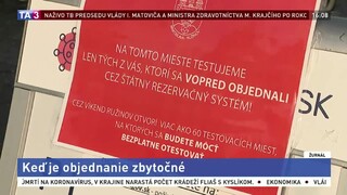Objednanie nezaručí aj testovanie, niekde vznikli dlhé rady
