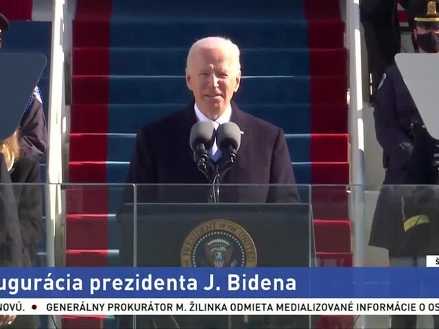 Prísaha a prejav nového prezidenta Spojených štátov Joea Bidena