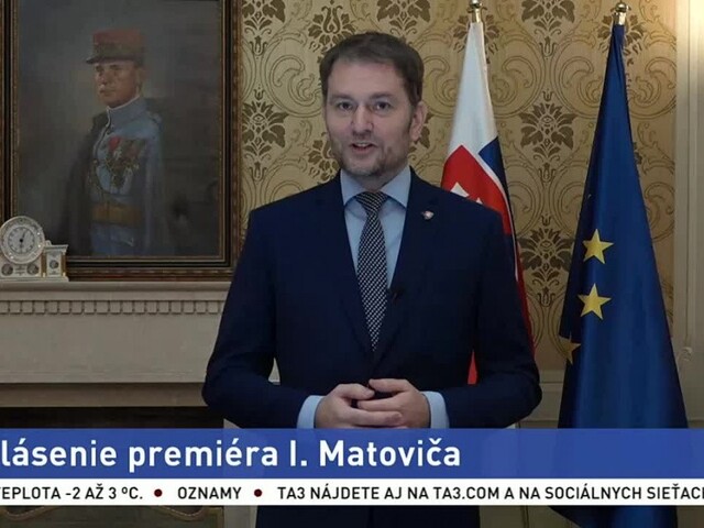 Príhovor a poďakovanie I. Matoviča k celoplošnému skríningu