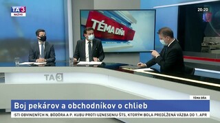 Po testovaní sčítanie / Boj pekárov a obchodníkov o chlieb