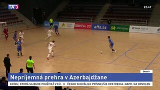 Slovenskí futsalisti v Azerbajdžane prehrali, rozhodlo sa na záver