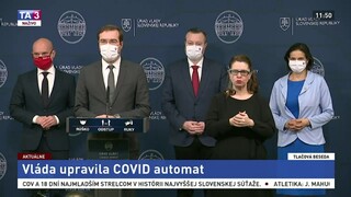 TB predstaviteľov vlády o úprave Covid automatu