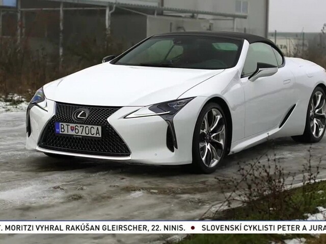 Pôsobí ako z budúcnosti. Lexus LC 500 Convertible je takmer dokonalý