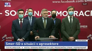 TB predsedu Smeru-SD R. Fica o referende i situácii v agrorezorte