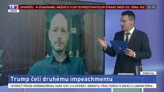 ŠTÚDIO TA3: Amerikanista J. Lepš o druhom impeachmente Trumpa