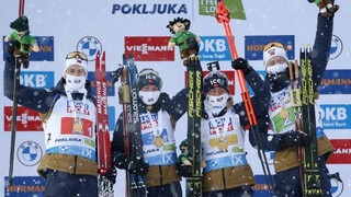 Nórsko si vybojovalo zlato, slovenskú štafetu rozbehol Šima