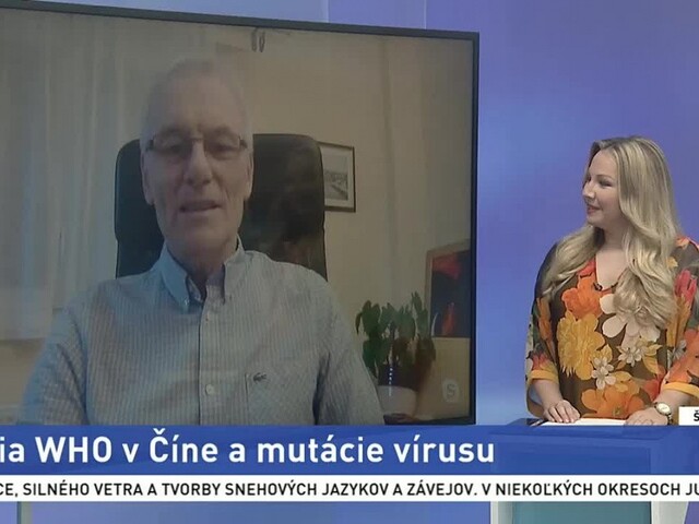 ŠTÚDIO TA3: Poradca OSN D. Zupka o misii WHO v Číne a mutácii vírusu