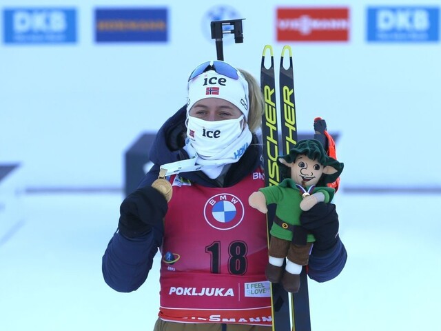 Biatlon: Fialková potvrdila dobrú formu, zlato získala Nórka