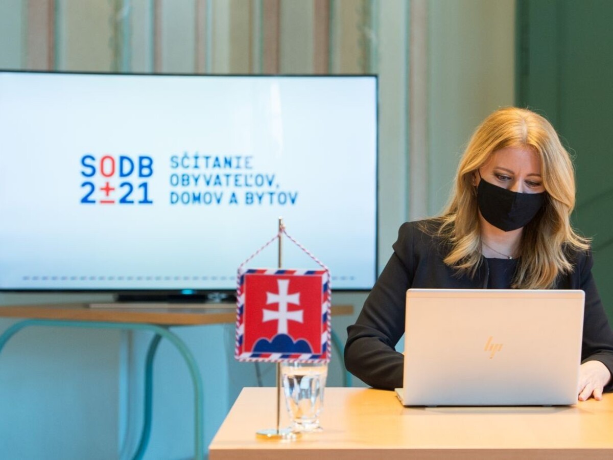 Prezidentka sa zapojila do sčítania. Bolo to jednoduché, vyhlásila