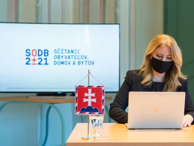 Prezidentka sa zapojila do sčítania. Bolo to jednoduché, vyhlásila